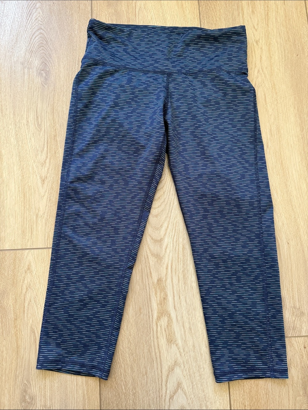 Champion Navy Space-Dye Capri Leggings Size XS